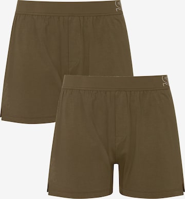 SLOGGI - Boxers em castanho: frente