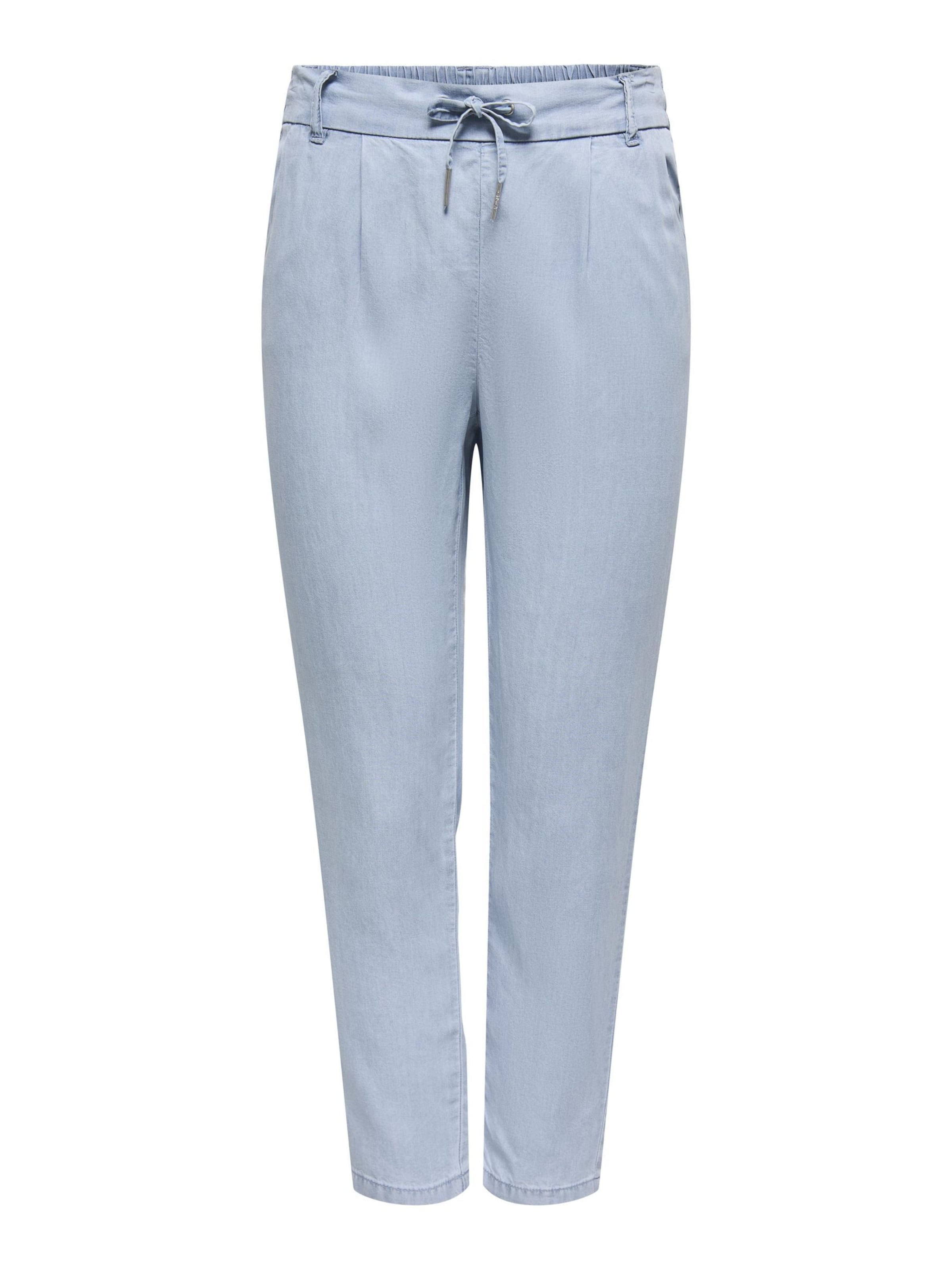 Pantaloni con pieghe 'ONLPoptrash' di ONLY in blu: frontale