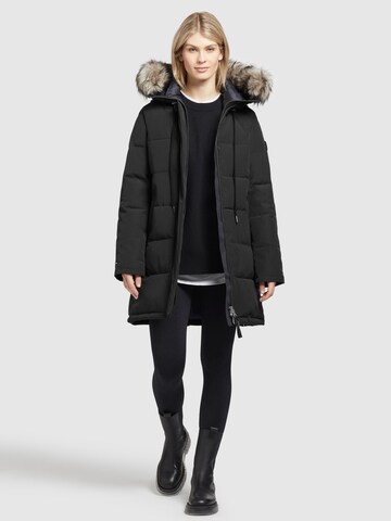 Manteau d’hiver 'Cloren' khujo en noir