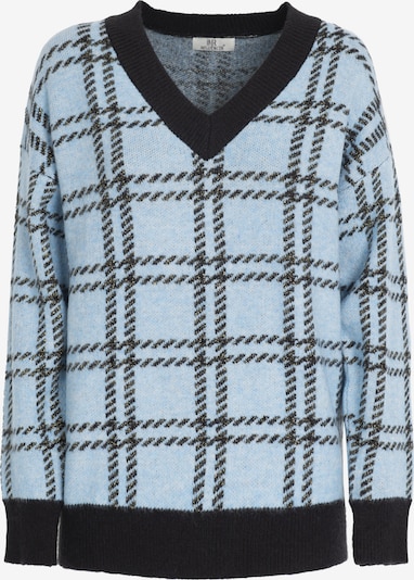 Megztinis iš Influencer, spalva – šviesiai mėlyna / juoda, Prekių apžvalga