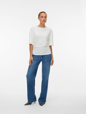 VERO MODA Тениска 'VMNAVARO' в бяло