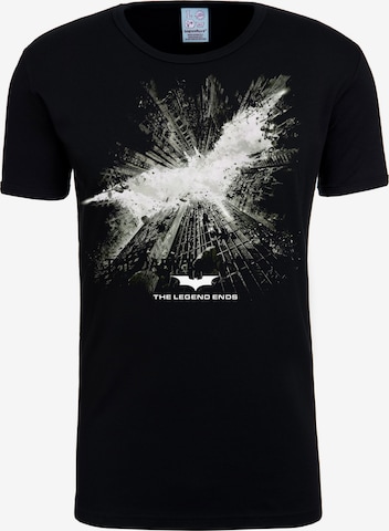 LOGOSHIRT T-Shirt 'Batman – The Dark Knight Rises' in Mischfarben: predná strana