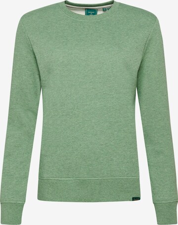 Sweat-shirt Superdry en vert : devant