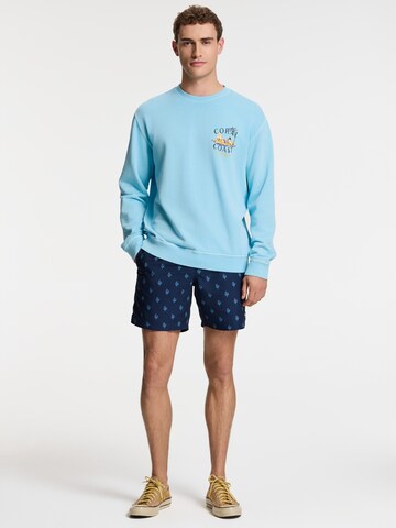 Shiwi Sweatshirt 'Kyle Island' in Blauw