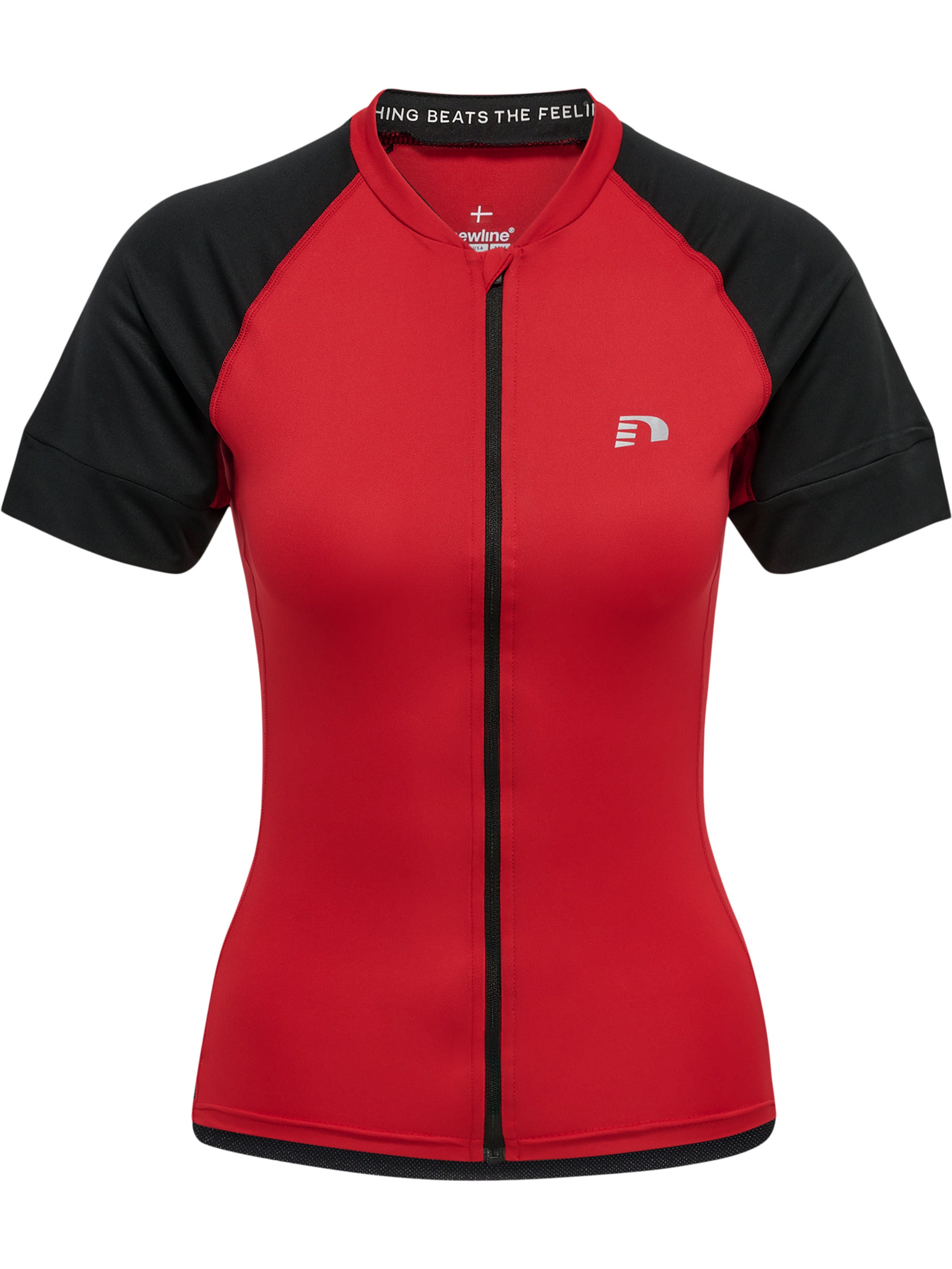 Newline Performance shirt in Red: front