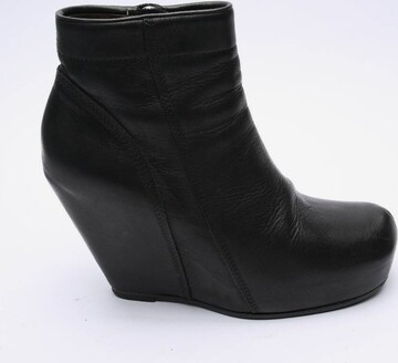 Rick Owens Dress Boots in 38 in Black: front