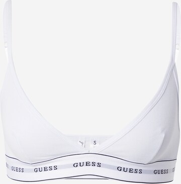 GUESS Triangle Bra in White: front