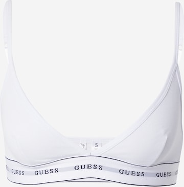 GUESS Triangle Bra in White: front