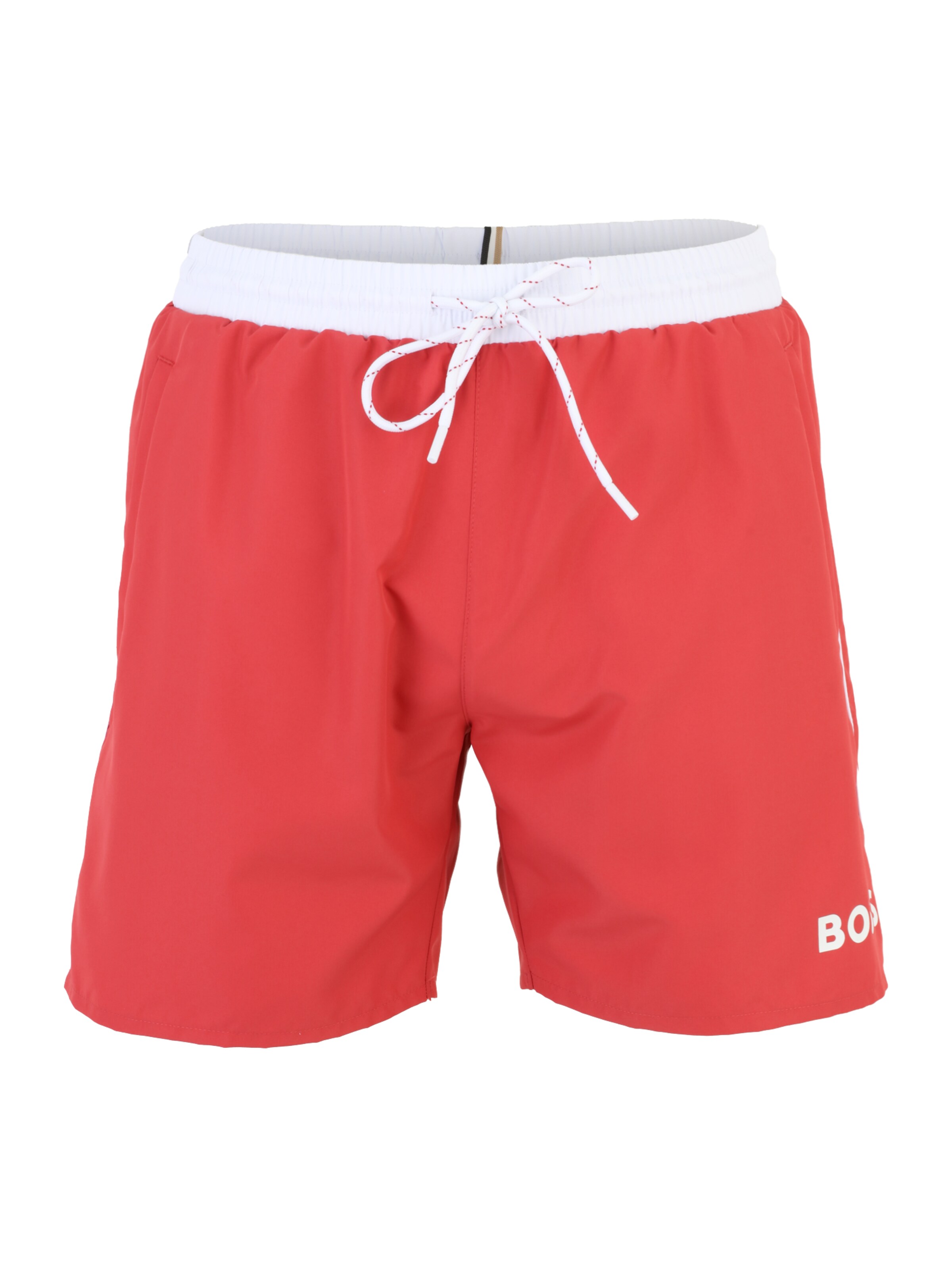 Shorts de bain 'Starfish' BOSS en rouge : devant