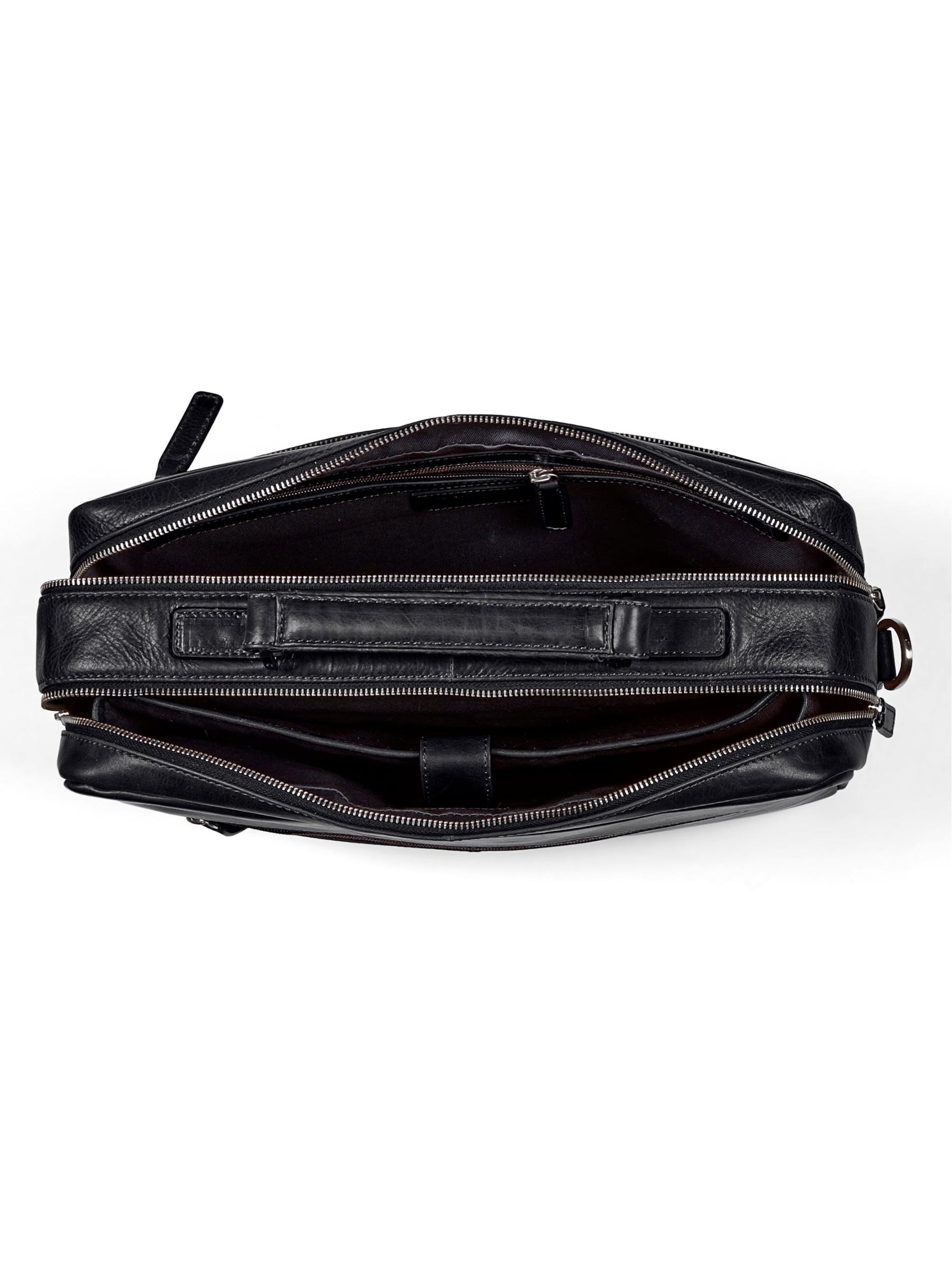 Borsa per laptop 'Briefcase Bag Damien Black' di Howard London in nero