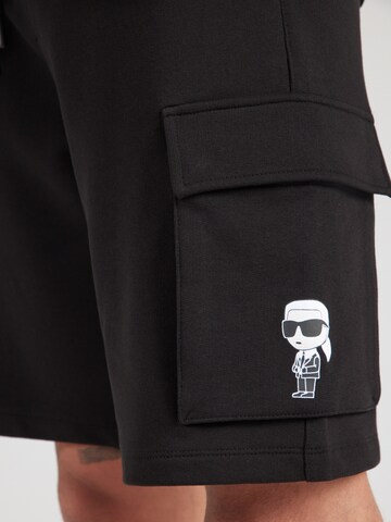 Karl Lagerfeld - Regular Calças cargo em preto