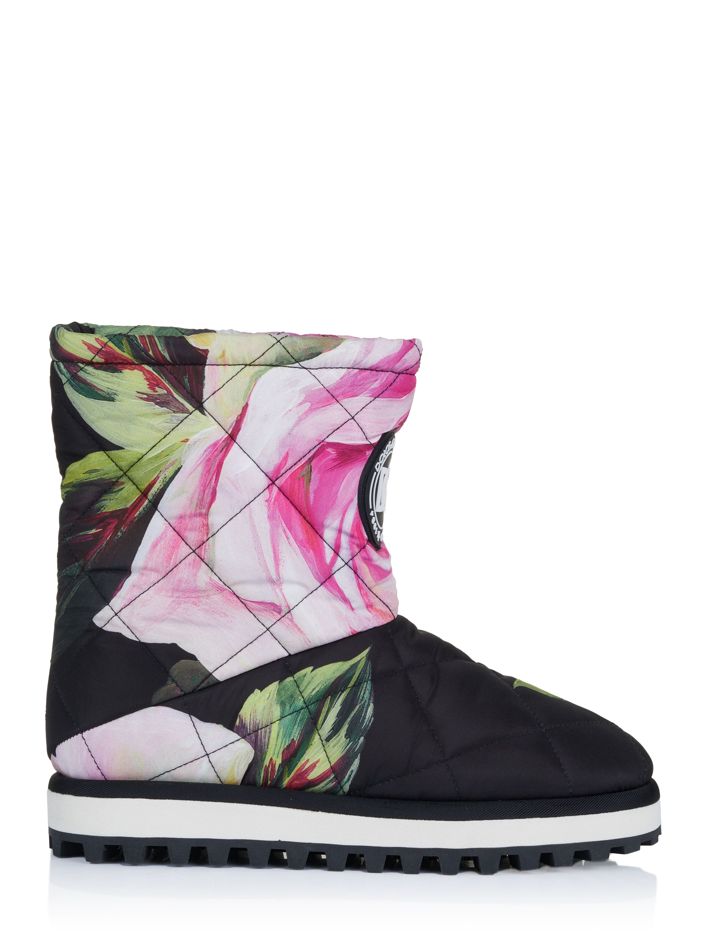 DOLCE & GABBANA Snowboots 'Dolce & Gabbana Stiefel' in Zwart: voorkant