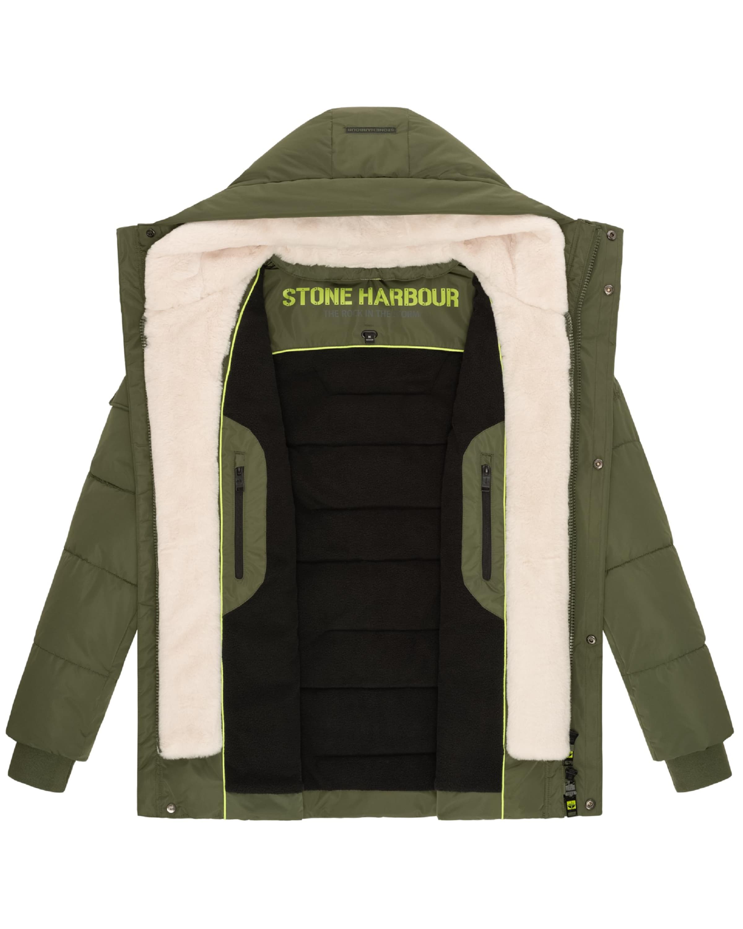 STONE HARBOUR Vinterjacka 'Lauroo XX' i grön