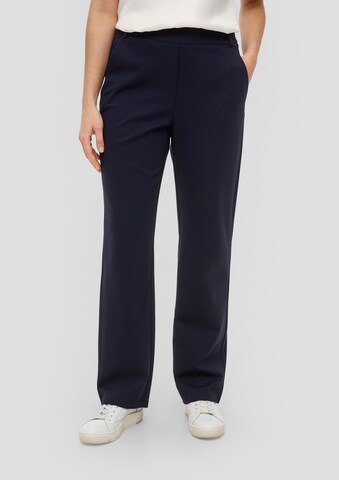 s.Oliver BLACK LABEL Regular Broek in Blauw: voorkant