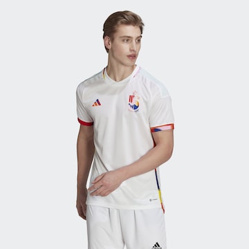 ADIDAS PERFORMANCE Αθλητική φανέλα 'Belgium 22 Away' σε λευκό: μπροστά