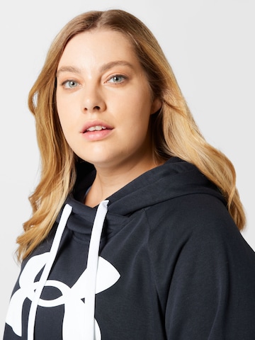 UNDER ARMOUR Athletic Sweatshirt in Black