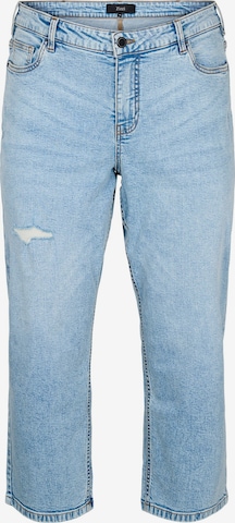 ZizziFlared/zvonoliki kroj Traperice 'VERA' - plava boja: prednji dio