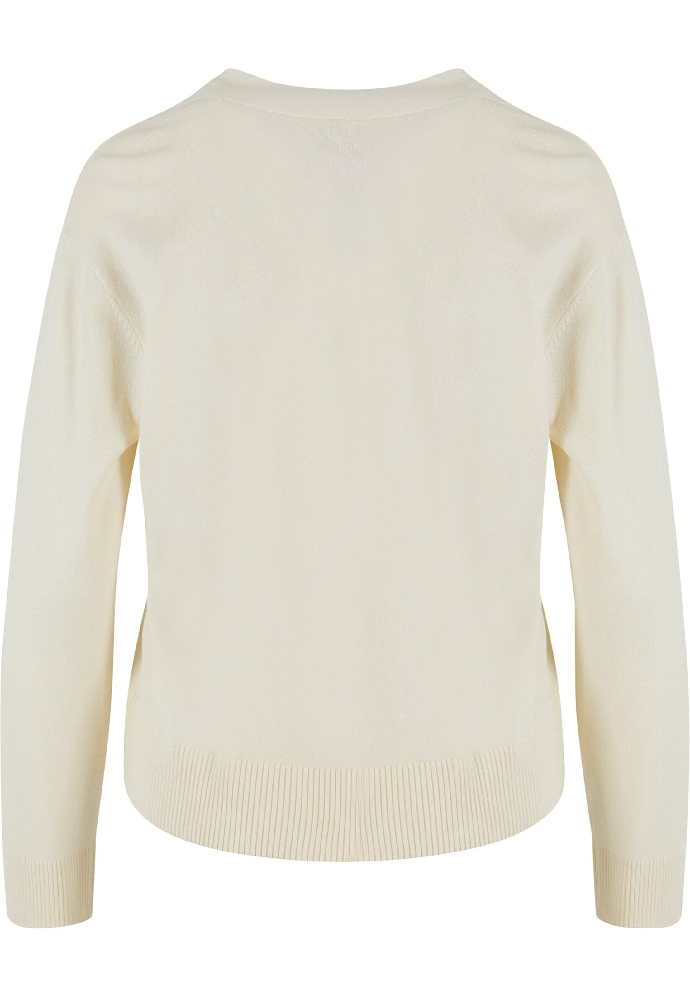 Geacă tricotată de la Urban Classics pe alb