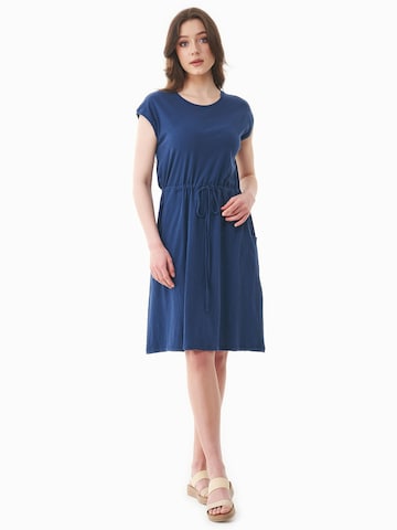 Organication Dress in Blue: front