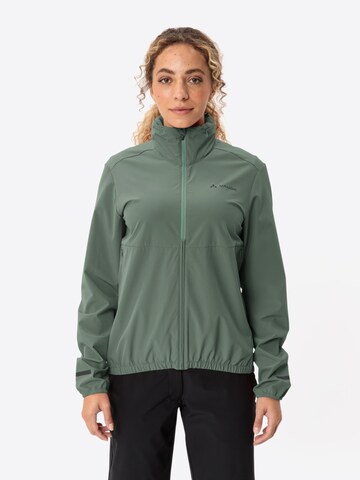 VAUDE Sports jacket 'Cyclist Air' in Green: front