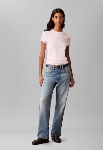 Calvin Klein JeansMajica 'CLASSIC' - roza boja: prednji dio