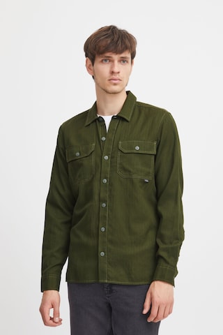 Casual Friday Regular fit Button Up Shirt in Green: front