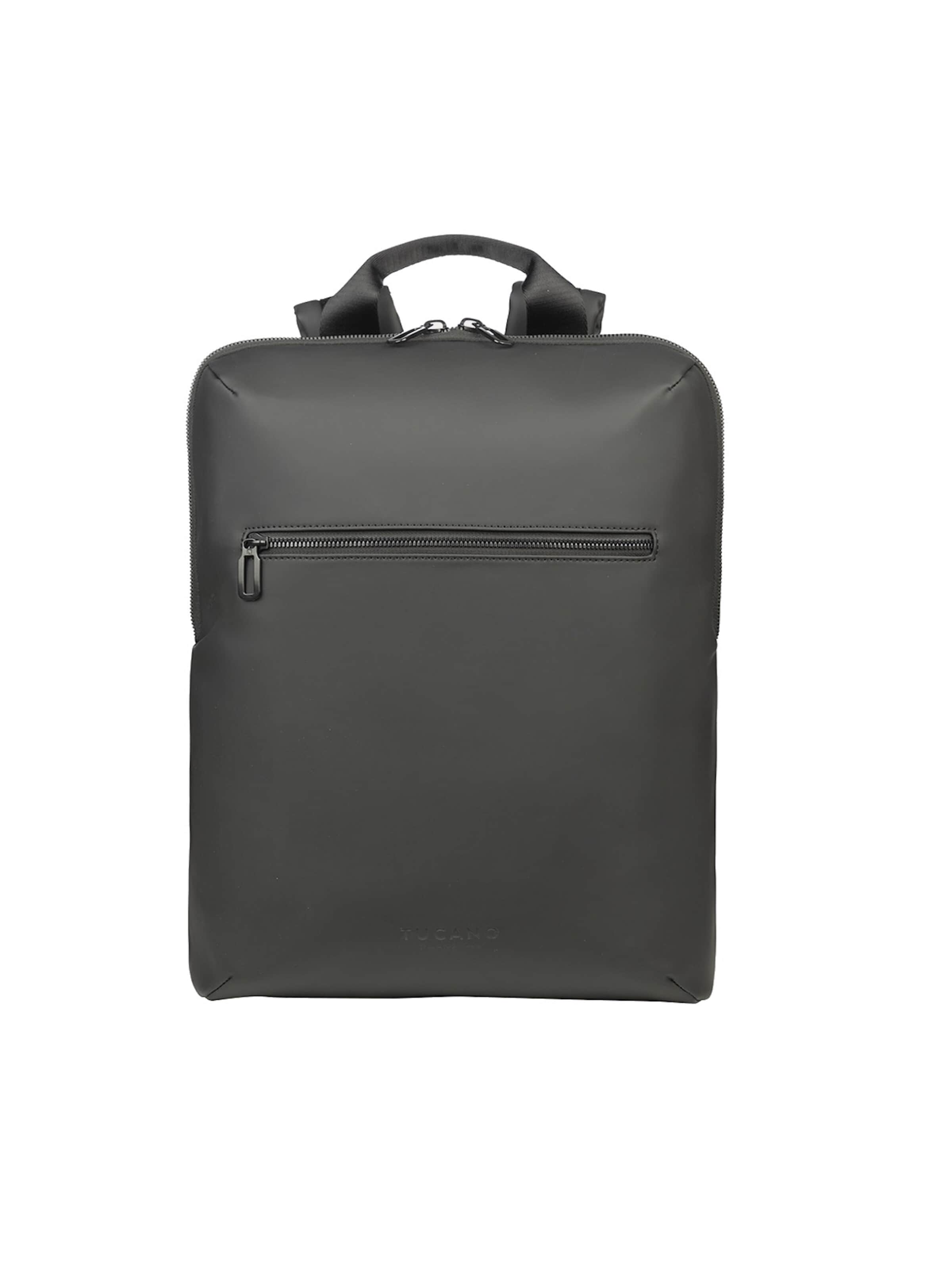 TUCANO Rucksack 'BKGOM15'‌‌‌‌‌‌‌‌‌‌ in Schwarz: Vorderseite