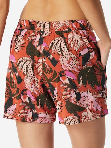 Pantalon de pyjama ' Mix & Relax ' SCHIESSER en orange