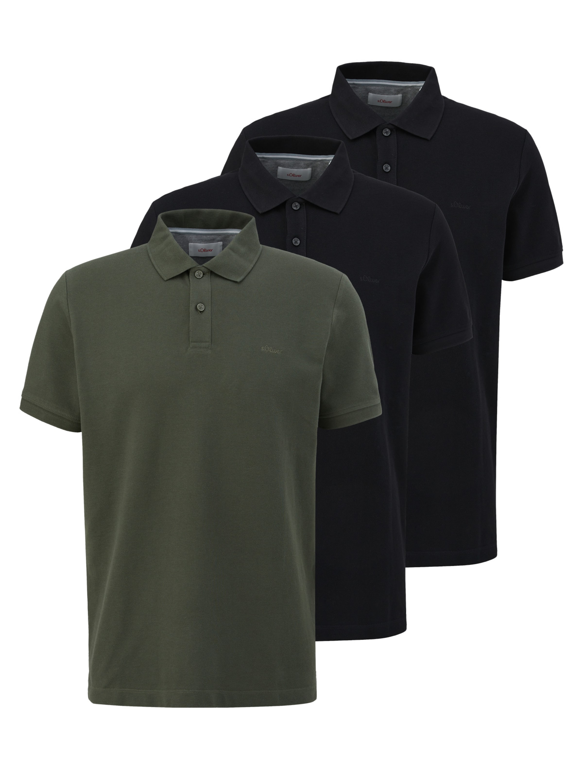 s.Oliver Shirt 'Basic' in Green: front