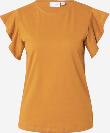 T-shirt 'SUMMER' VILA en marron : devant