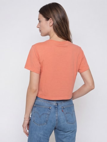 Antargo Shirt 'Women's Cropped T-Shirt' in Orange