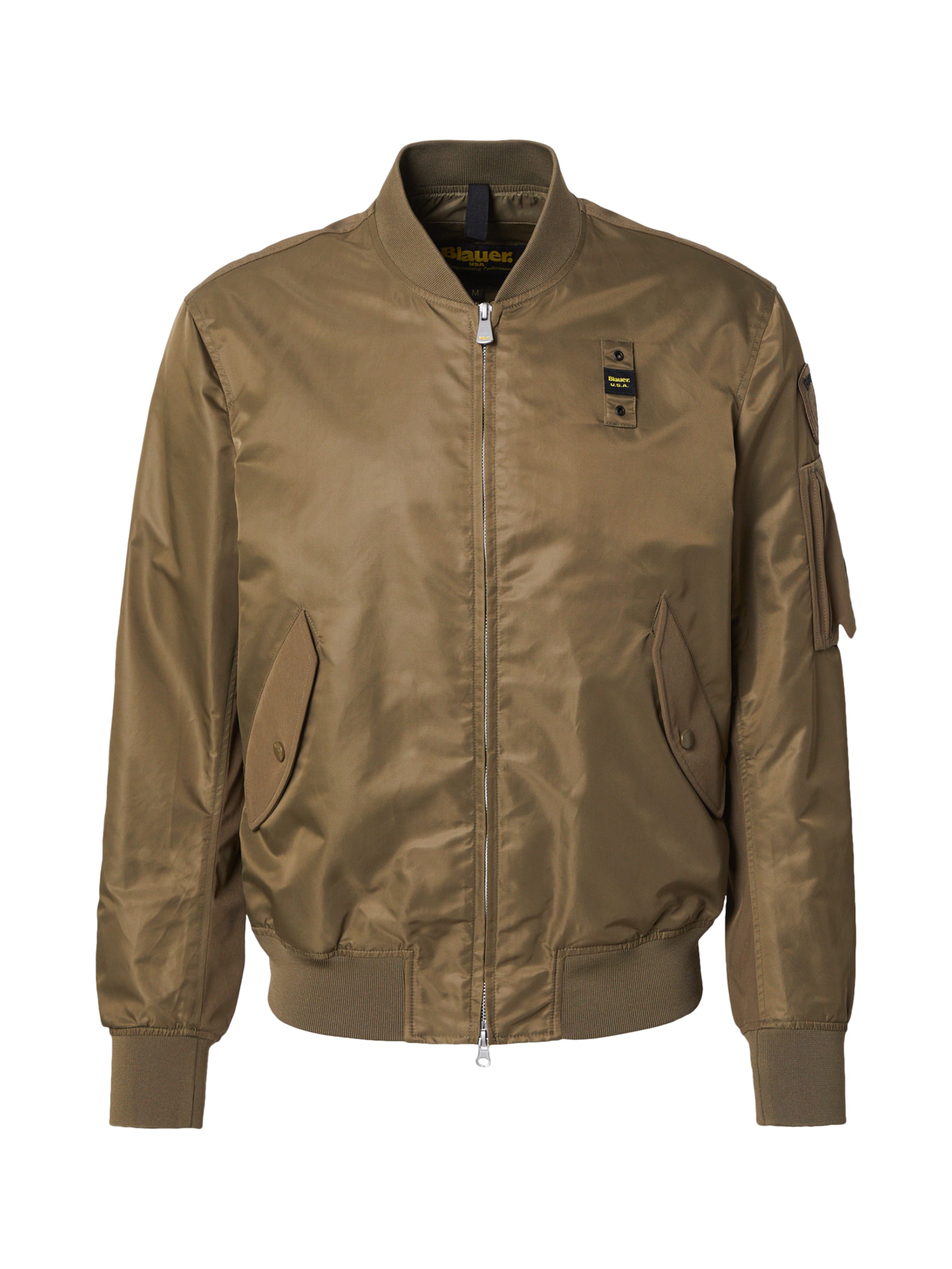 Blauer.USA Välikausitakki 'ROCKY' värissä vihreä: etupuoli