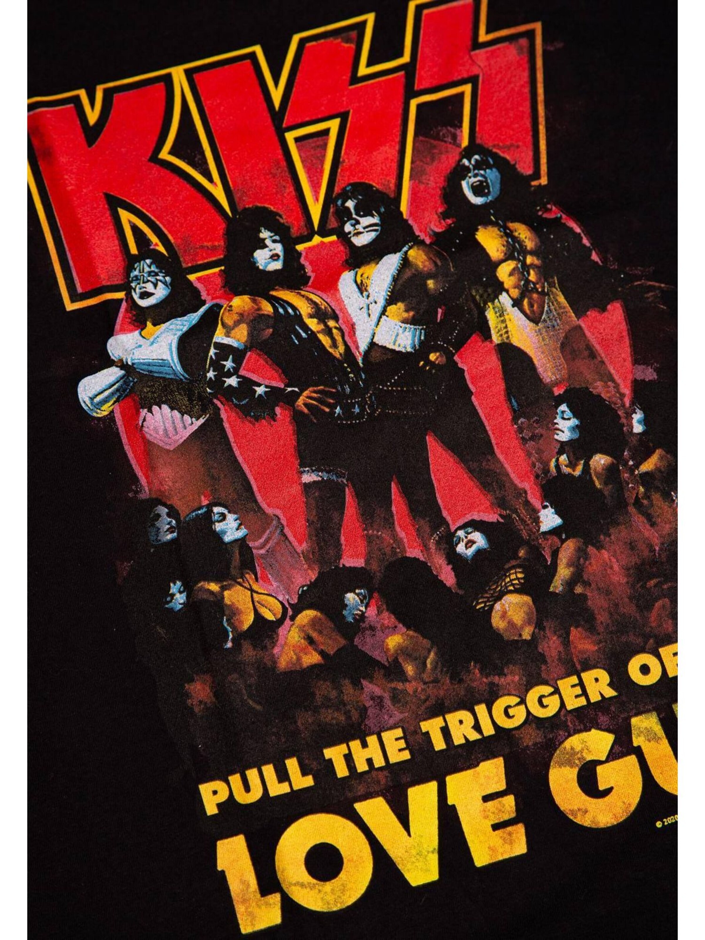 T-Shirt 'Kiss - Love Gun Tank-top' Kiss en noir