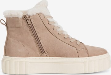 TAMARIS Veterlaarsjes in Beige