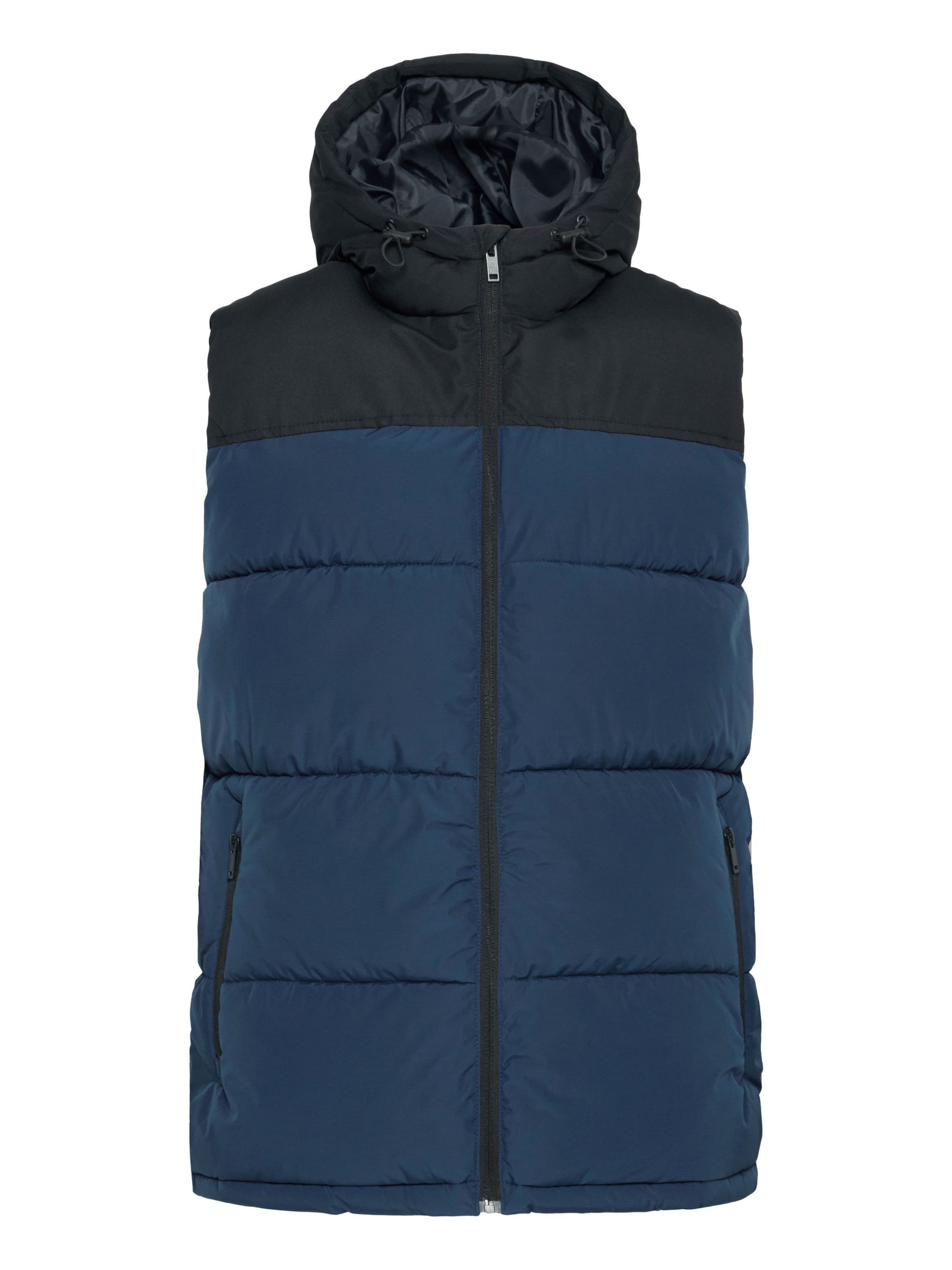 BLEND Vest 'HMBANK' in Blue: front