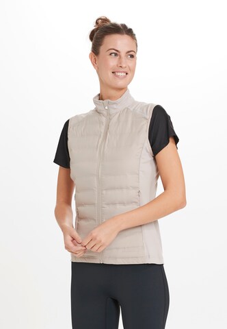 Gilet de sport 'Reitta' ENDURANCE en beige : devant