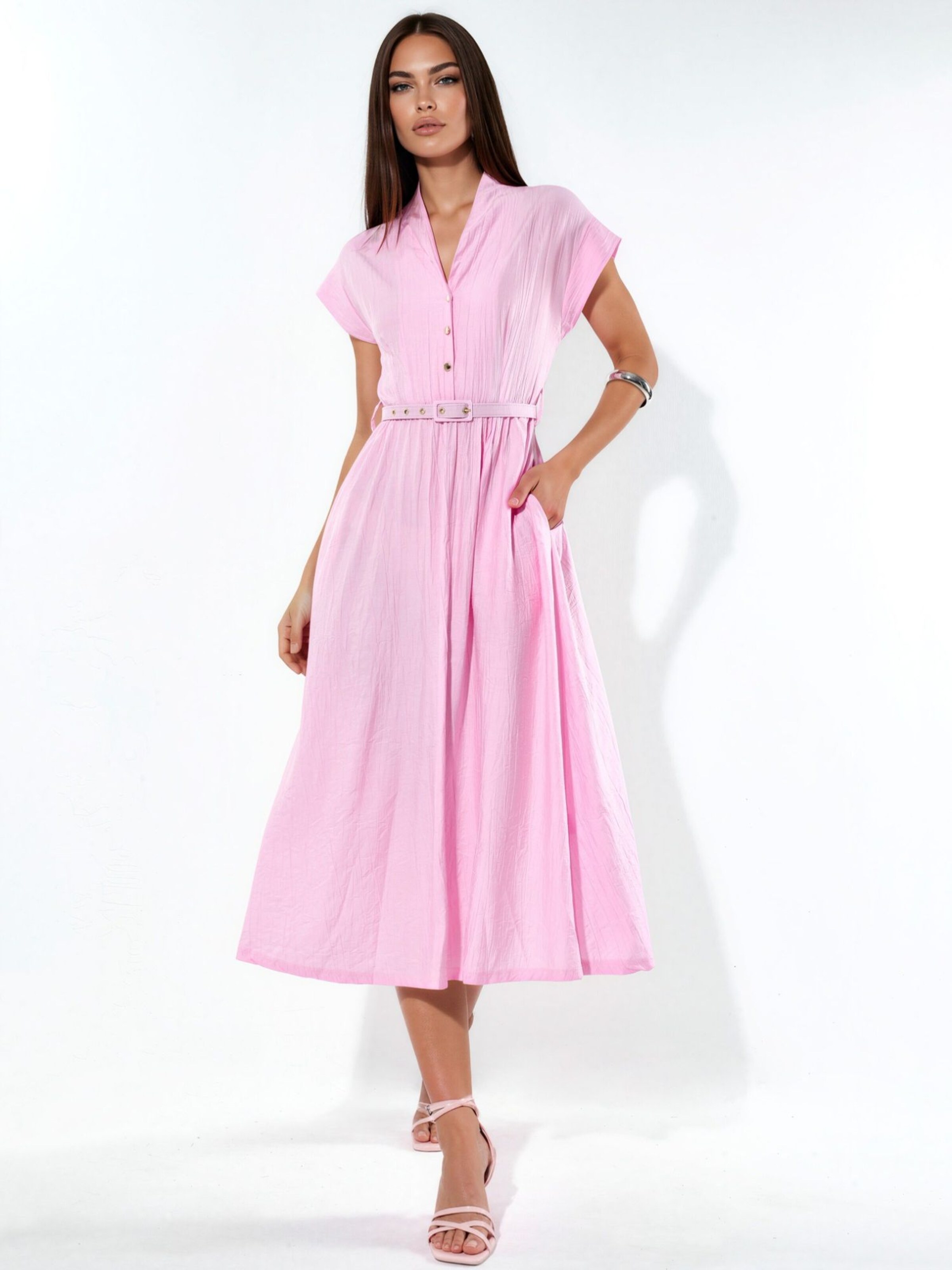 Robe Busem en rose : devant