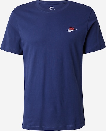 Nike Sportswear Tričko 'CLUB' - Modrá: predná strana