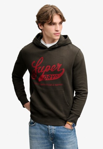 Superdry & Co Sweatshirt 'Vintage' in Zwart: voorkant