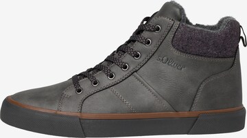 s.Oliver High-Top Sneakers in Grey