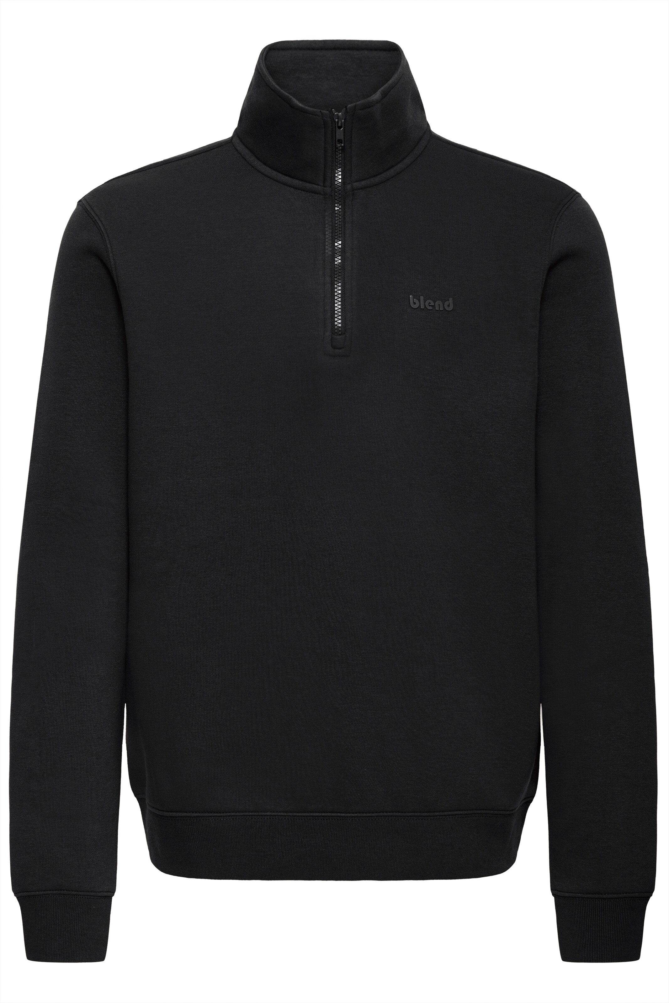 BLEND Sweatshirt 'BHDOWNTON' in Schwarz: Vorderseite