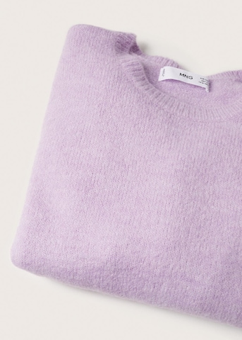 MANGO Sweater in Purple