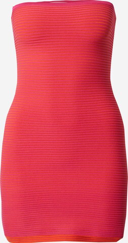 The Wolf Gang Knitted dress in Pink: front