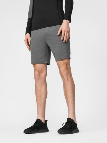 4F Skinny Sports trousers 'FNK' in Grey: front