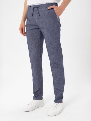 Coupe slim Pantalon à pince By Diess Collection en bleu