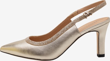 Escarpins PETER KAISER en or : devant