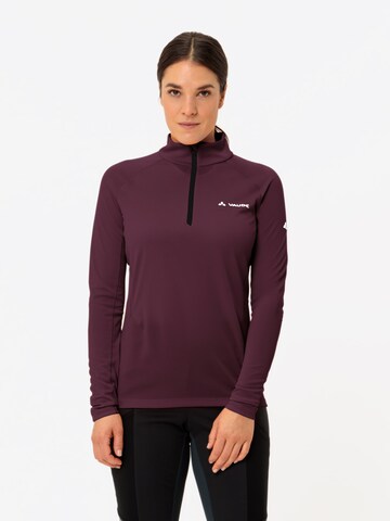 VAUDE Sports sweater 'Larice II' in Red: front