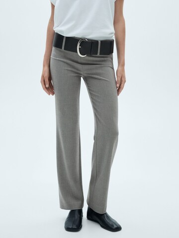 MANGO Regular Hose 'Aria' in Grau: Vorderseite