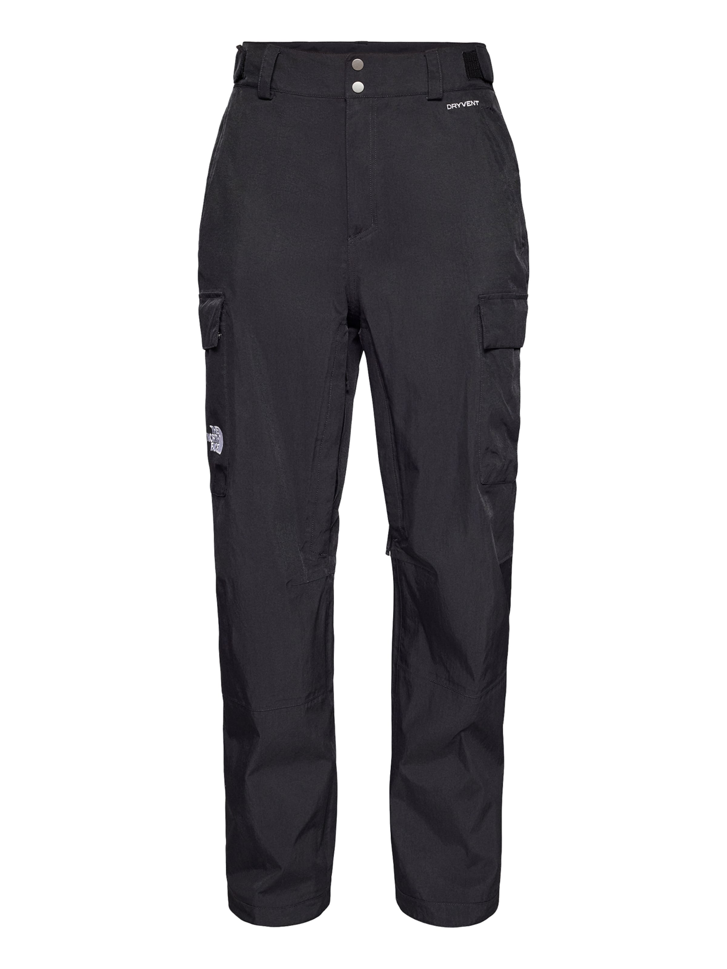 melns THE NORTH FACE Vaļīgs piegriezums Sporta bikses 'Blizzadery': no priekšpuses
