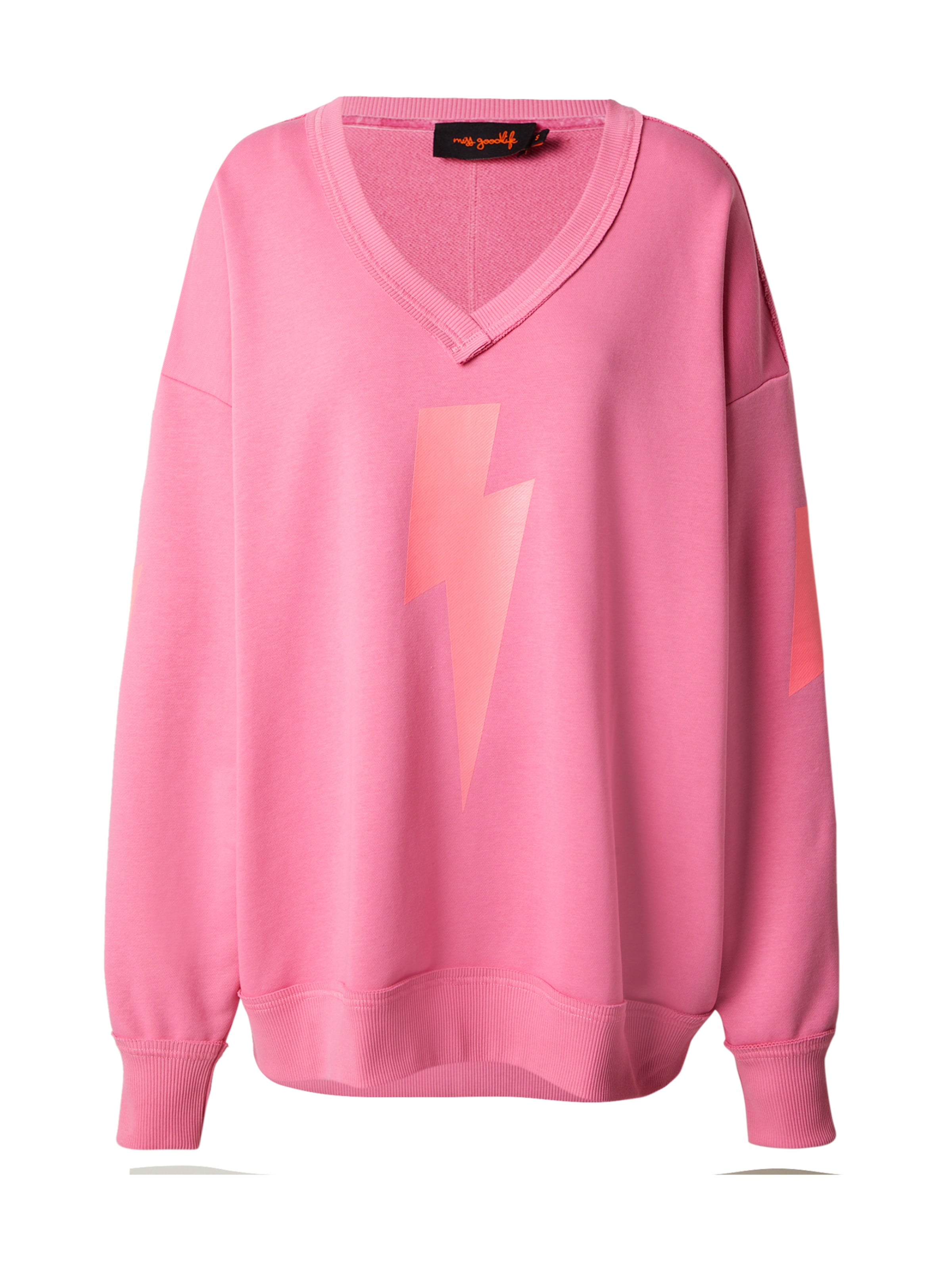 miss goodlife Mikina - Ružová: predná strana